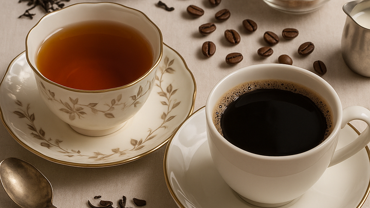 <tc>Tea or coffee?</tc>